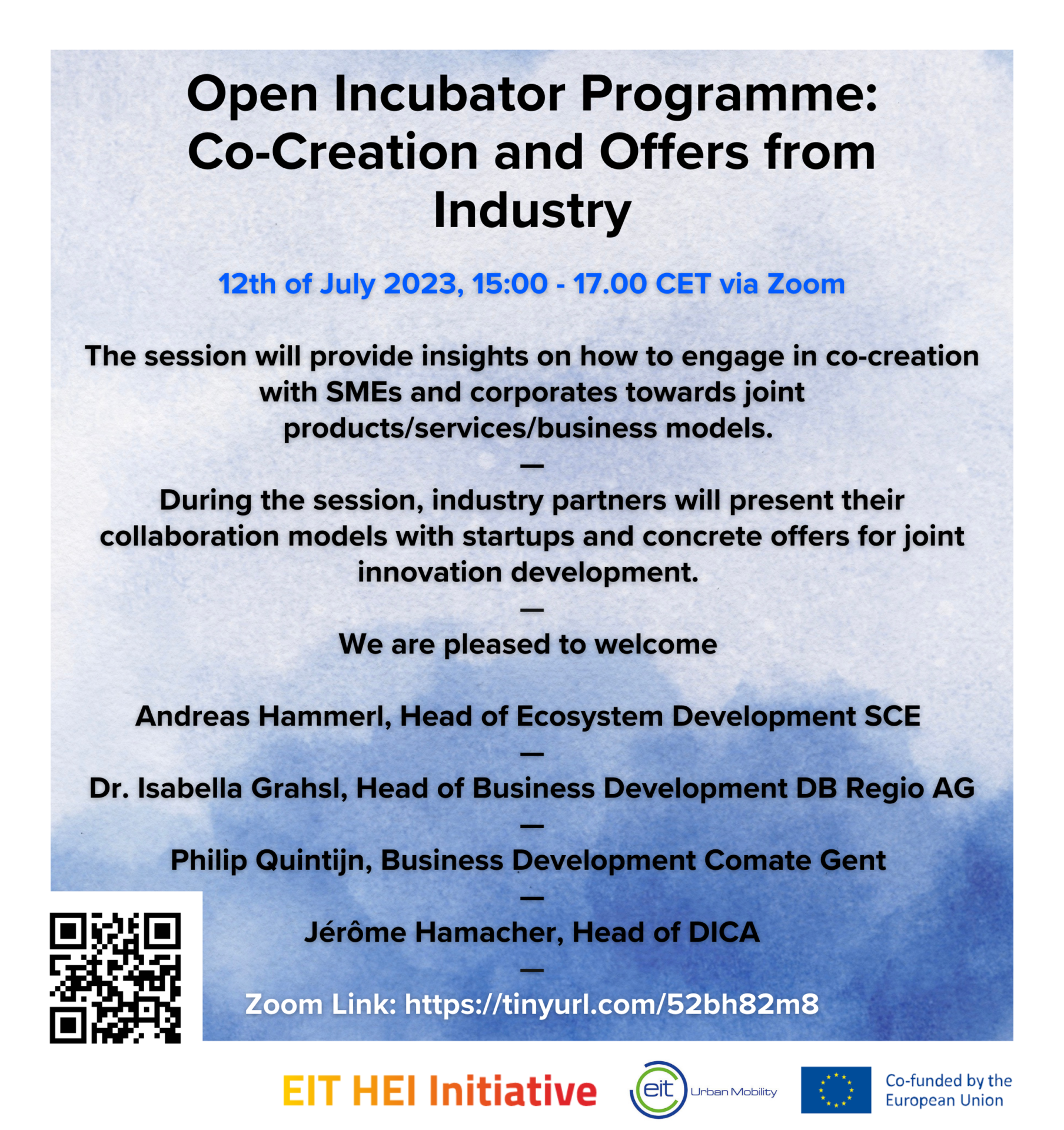 Start For Future – Open Incubator Session: Co-Creation e Offerte dall’Industry